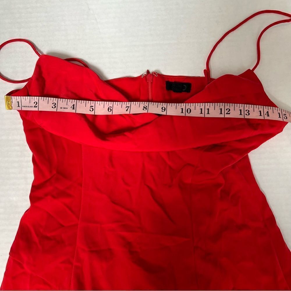 *small scrape* NWOT Revolve x NBD Teodora Gown in Red | Size S - Picture 9 of 13